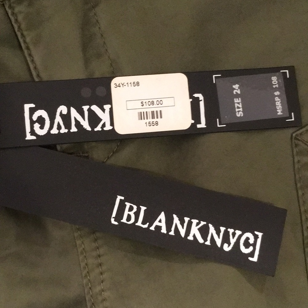 BLANKNYC Green Cargo Pants